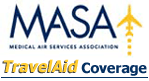 Medical Air Services Association, The Finest Medical Emergency Assistance Company in the World offering TravelAid Short-term emergency medical air travel coverage providing 10 Life Saving Benefits including World Wide Coverage, Air Ambulance, Ground Ambulance, Return Transportation, Escort Transportation, and many more.